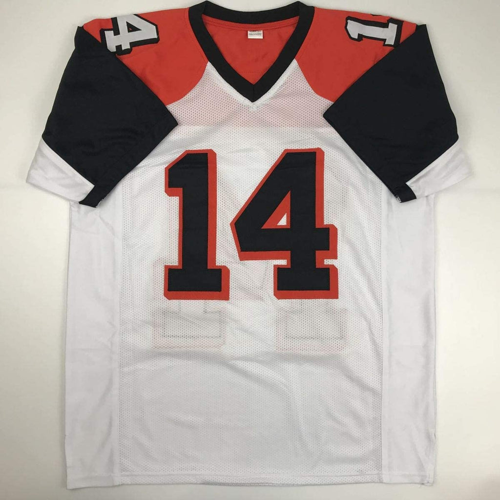 Autographed/Signed Andy Dalton Cincinnati White Football Jersey JSA COA