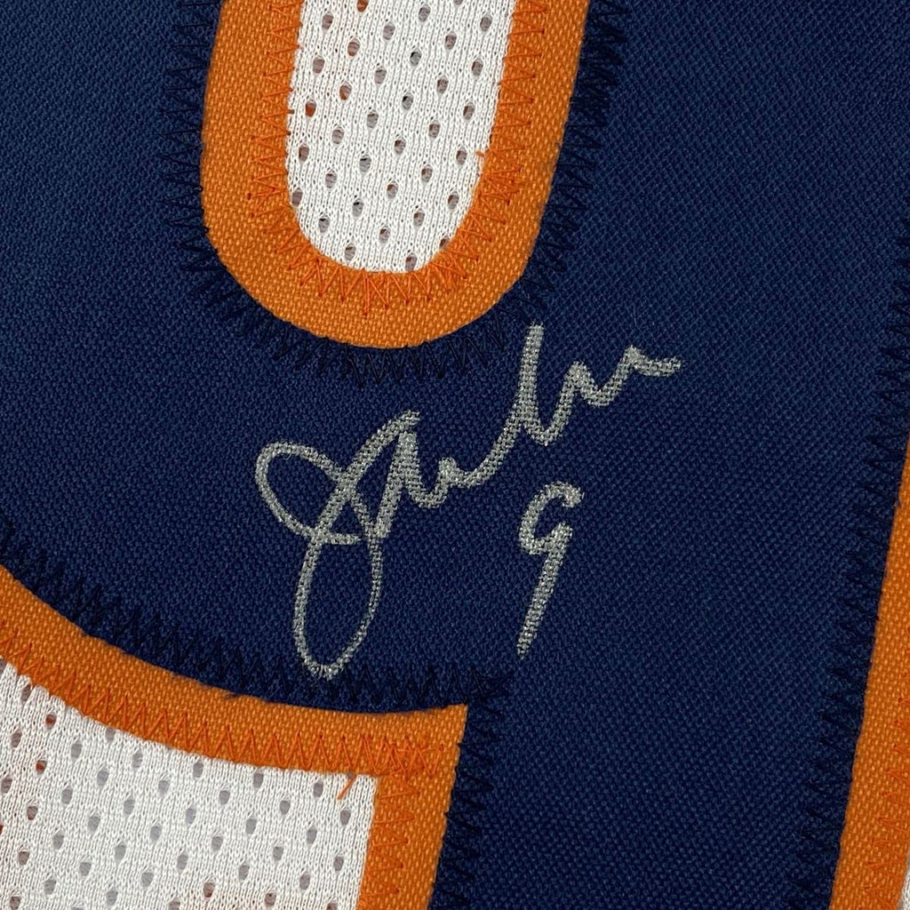 Autographed/Signed Jim McMahon Chicago White Football Jersey JSA COA