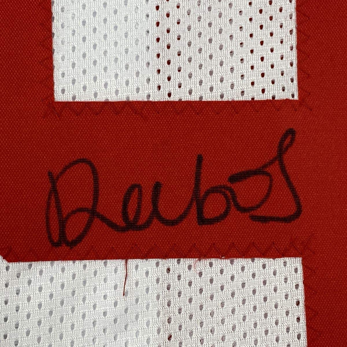 Autographed/Signed Deebo Samuel San Francisco White Football Jersey JSA COA