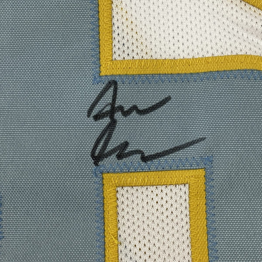 Autographed/Signed Asante Samuel Jr. Los Angeles LA White Football Jersey JSA COA