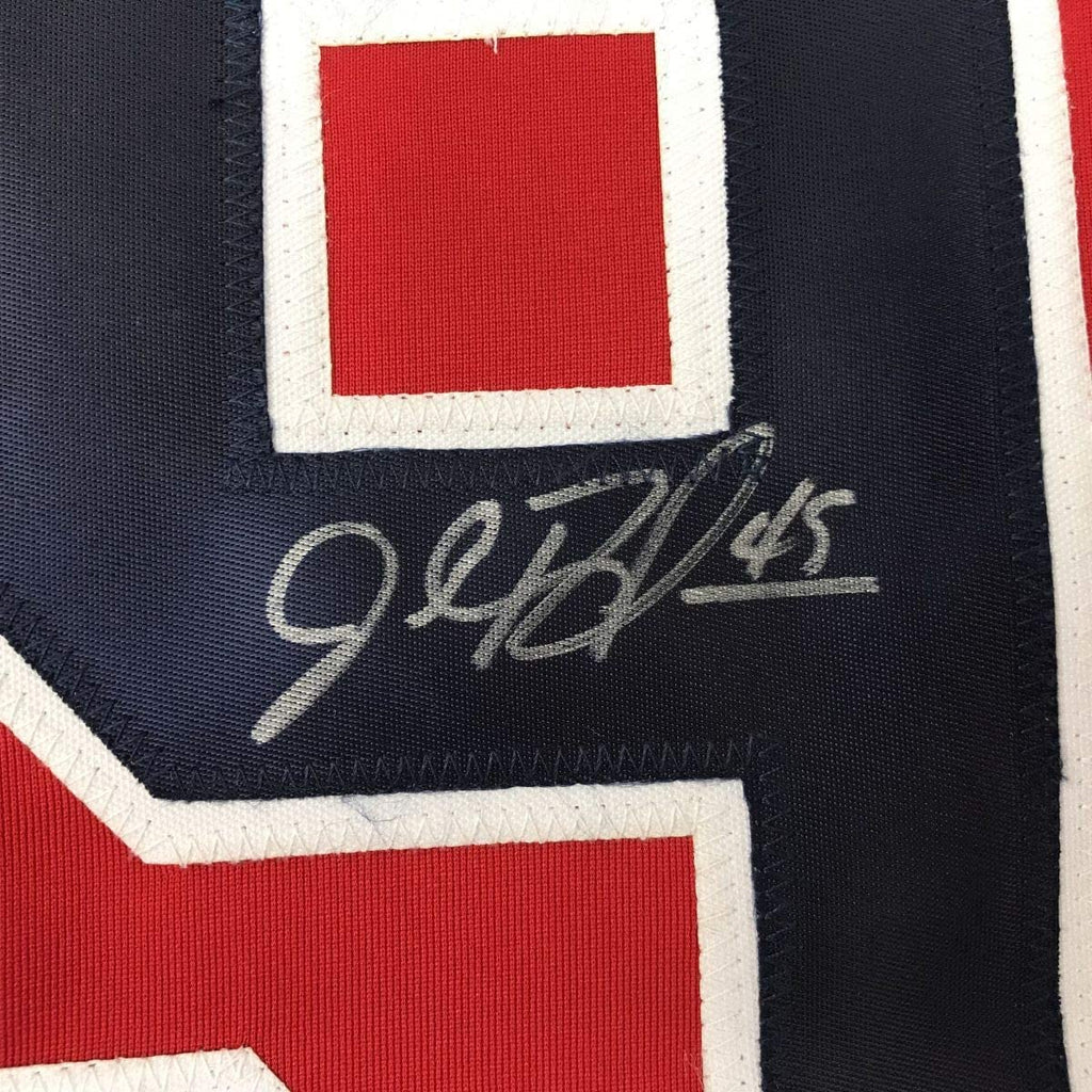 Autographed/Signed John Rocker Atlanta Red Baseball Jersey PSA/DNA COA