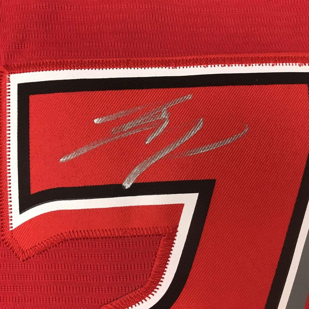 Autographed/Signed Shohei Ohtani Los Angeles LA Anaheim Red Baseball Jersey PSA/DNA COA