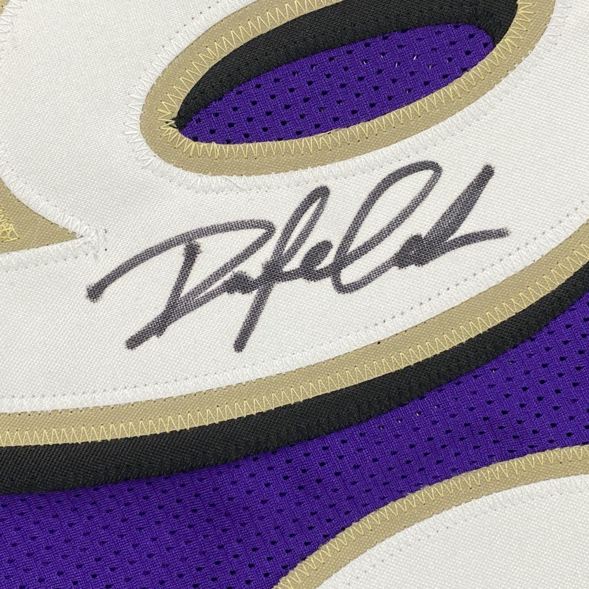 Autographed/Signed Odafe Oweh Baltimore Purple Football Jersey JSA COA