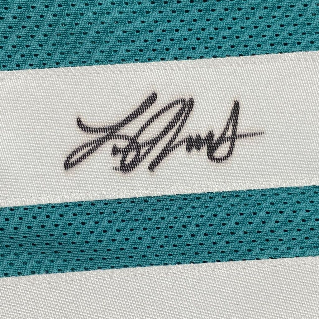 Autographed/Signed Laviska Shenault Jacksonville Teal Football Jersey Beckett BAS COA
