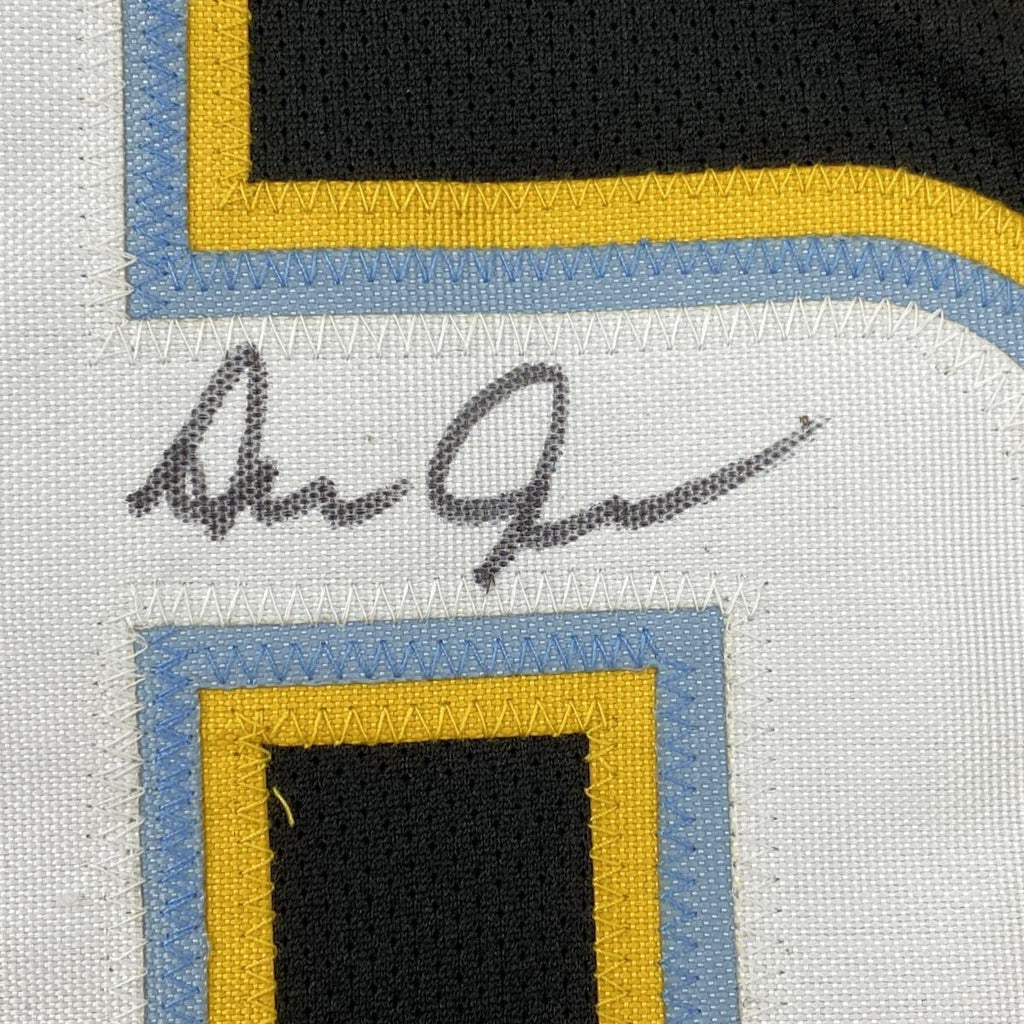 Autographed/Signed Asante Samuel Jr. Los Angeles LA Black Football Jersey JSA COA