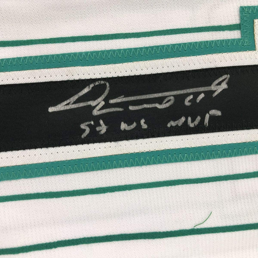 Autographed/Signed Livan Hernandez 97 WS MVP Florida Pinstripe Baseball Jersey PSA/DNA COA