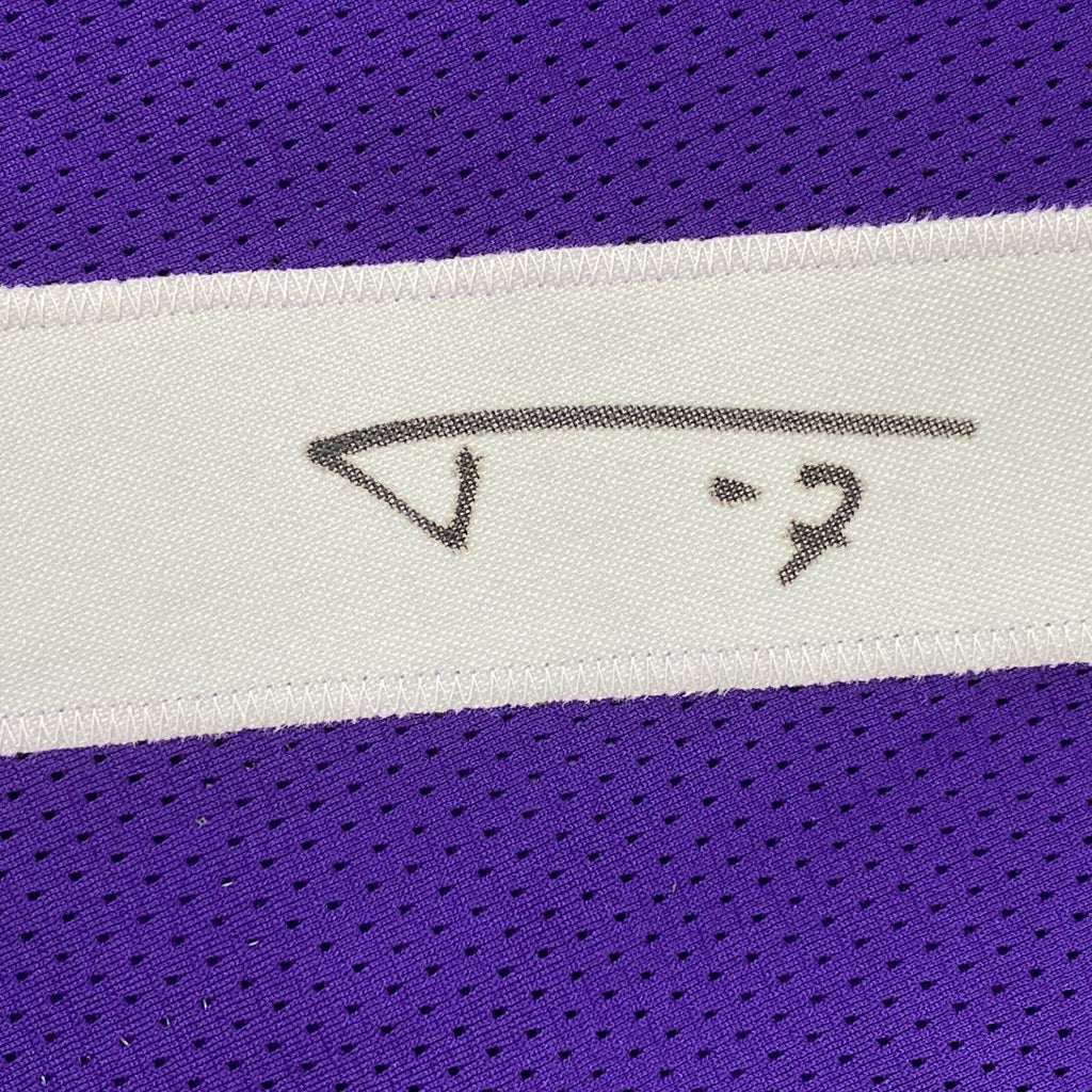 Autographed/Signed Tyrann Mathieu LSU Purple College Football Jersey JSA COA