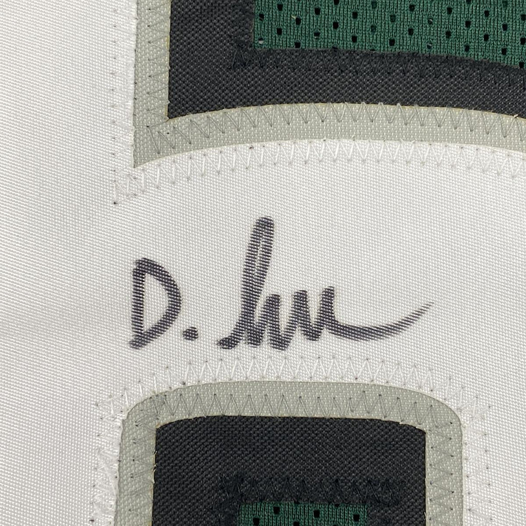 Autographed/Signed Devonta Smith Philadelphia Green Football Jersey Beckett BAS COA