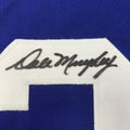 Framed Autographed/Signed Dale Murphy 35x39 Atlanta Dark Blue Baseball Jersey JSA COA