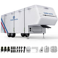 Umbrauto 5th Wheel RV Cover Upgraded 300D Waterproof Breathable Camper Covers
