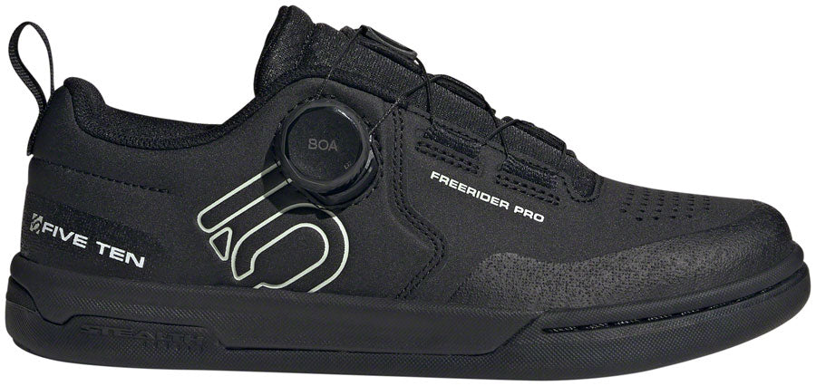 Five Ten Freerider Pro BOA Flat Shoes - Women's  Core BLK/Linen Green/FTWR White 6