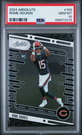 Graded 2024 Panini Absolute Rome Odunze #109 Rookie RC Football Card PSA 10 Gem Mint