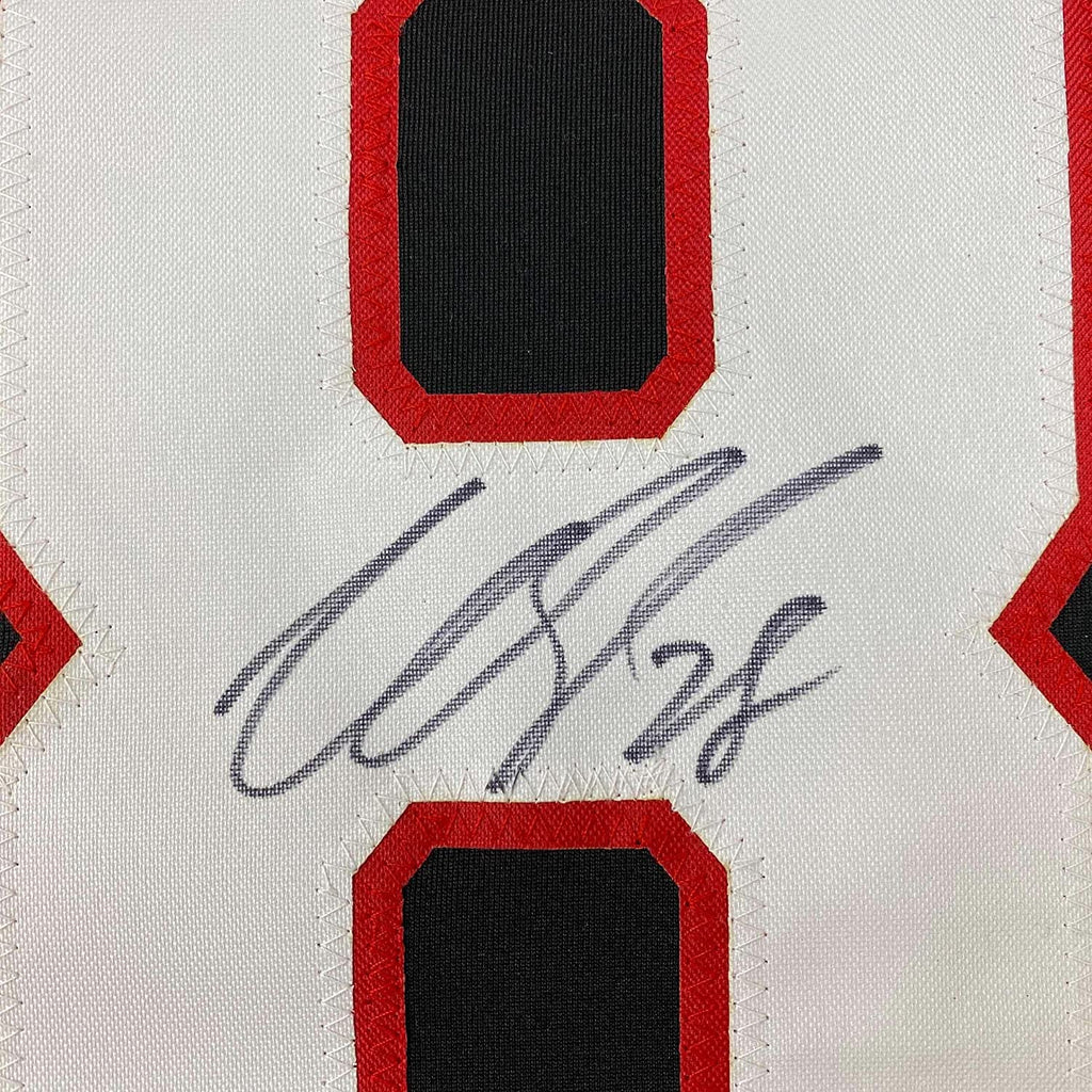 Framed Autographed/Signed Claude Giroux 35x39 Ottawa Black Hockey Jersey PSA/DNA COA