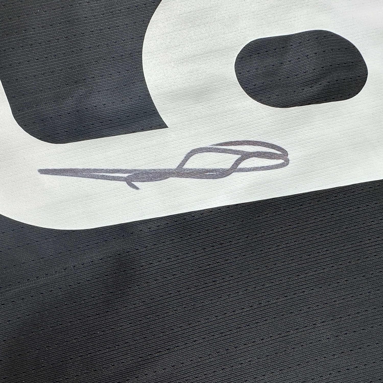 Framed Autographed/Signed Karim Benzema 35x39 Real Madrid 2016-17 Black Soccer Jersey Beckett BAS COA