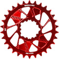 Wheels Manufacturing Direct Mount Chainring - 30t SRAM 3-Bolt Direct Mount 3mm Offset Compatible Hyperglide+ Chain Red
