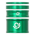 Industry Nine iRiX Headset Spacer Kit 1-1/8'' Height: 2.5mm/5mm/10mm/20mm Aluminum Green