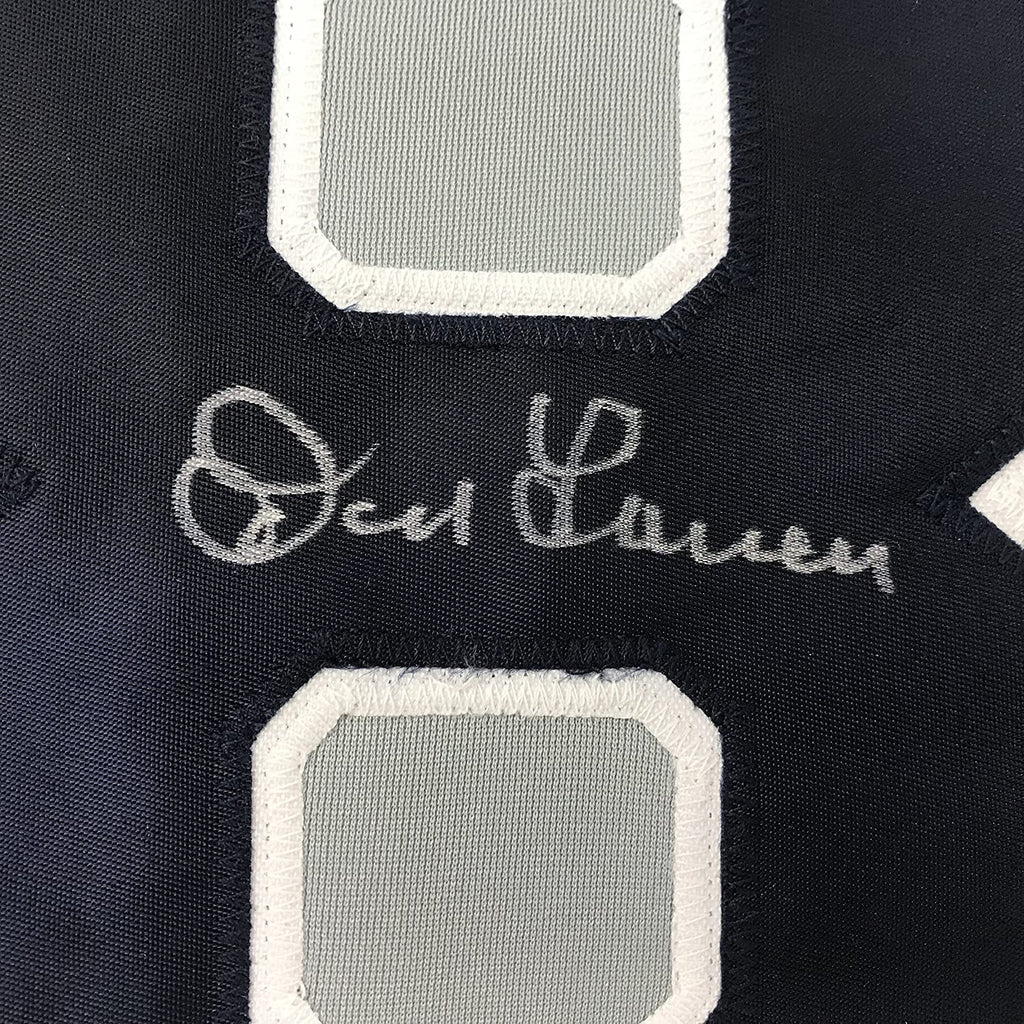 Autographed/Signed Don Larsen New York Grey Baseball Jersey JSA COA