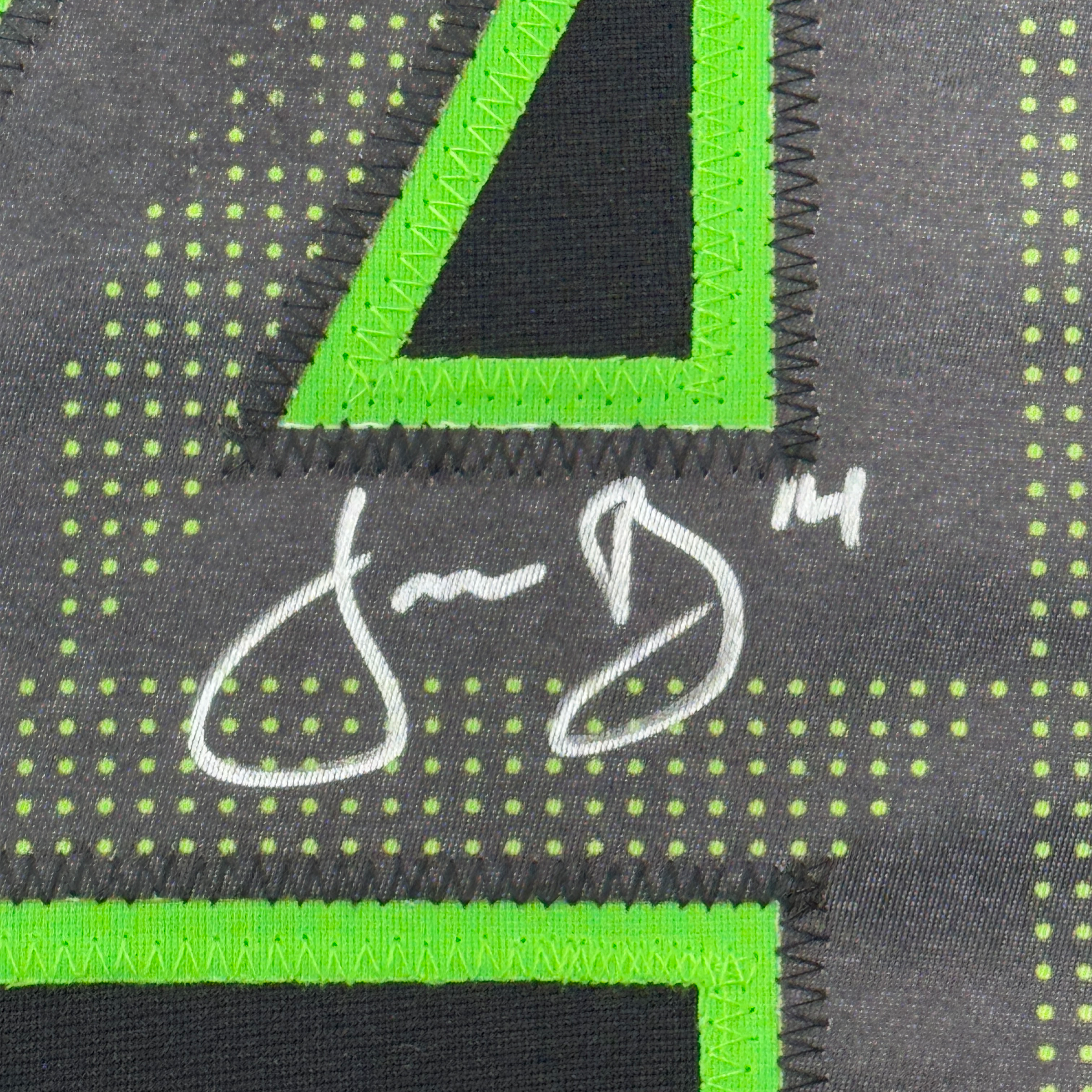 Framed Autographed/Signed Jamie Benn 35x39 Dallas Black Hockey Jersey JSA COA