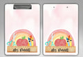 Watercolor Teacher Clipboard