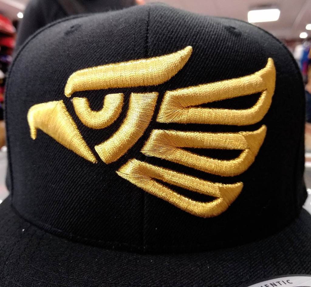 Embroidered Eagle and flag Mexico SLIM LOGO SnapBack hat