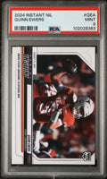 Graded 2024 Panini Instant NIL Quinn Ewers #QEA Rookie RC Football Card PSA 9 Mint