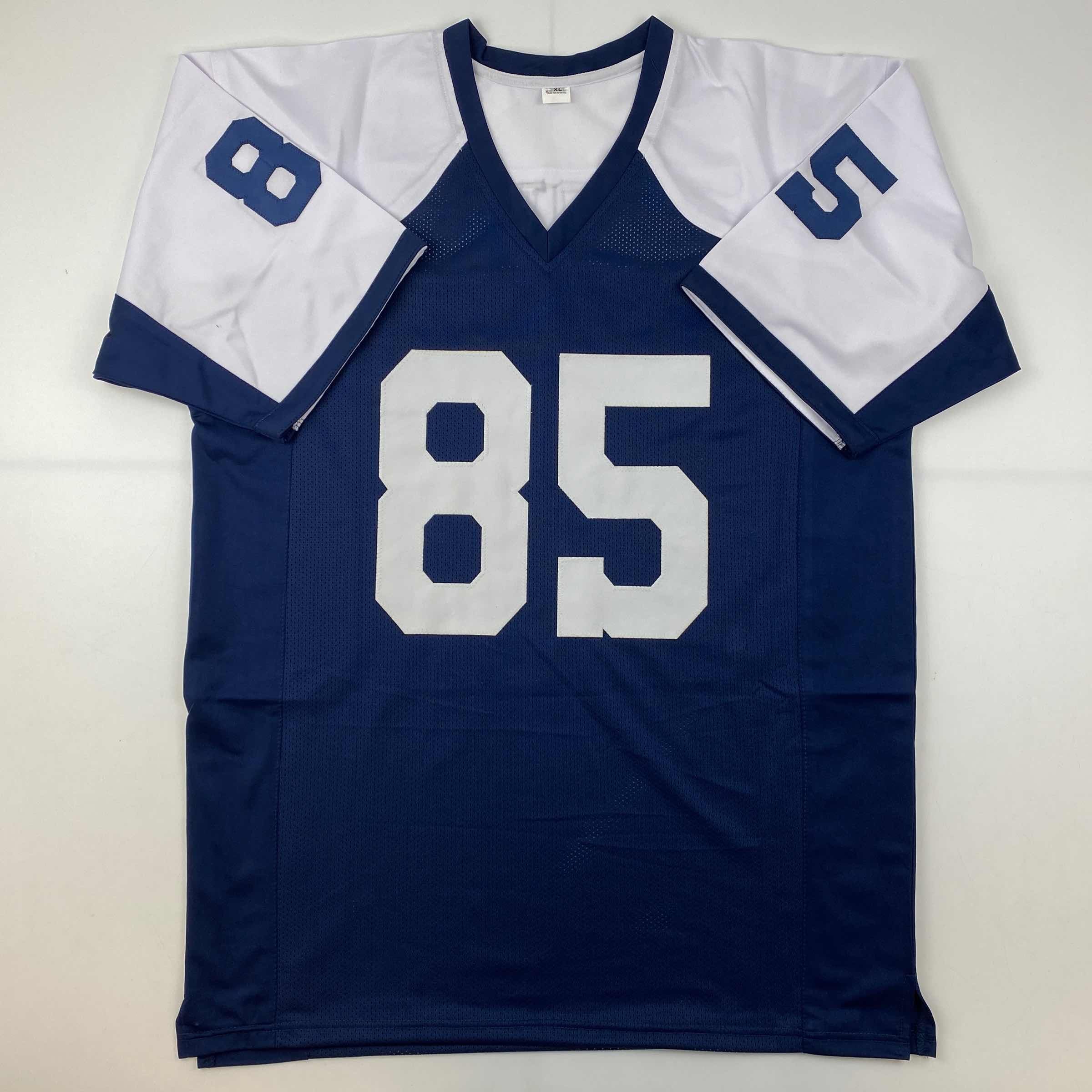 Autographed/Signed Noah Brown Dallas Thanksgiving Day Football Jersey JSA COA