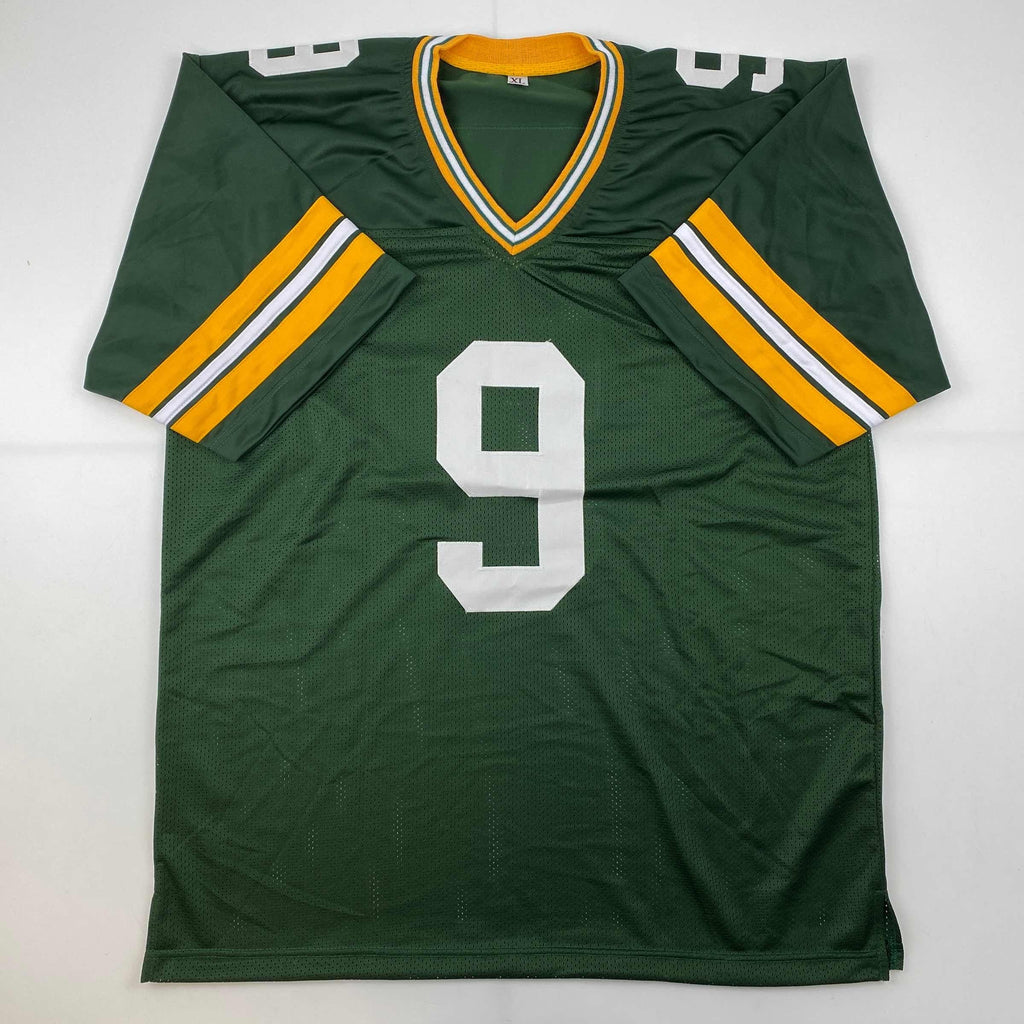 Autographed/Signed Christian Watson Green Bay Green Football Jersey Beckett BAS COA
