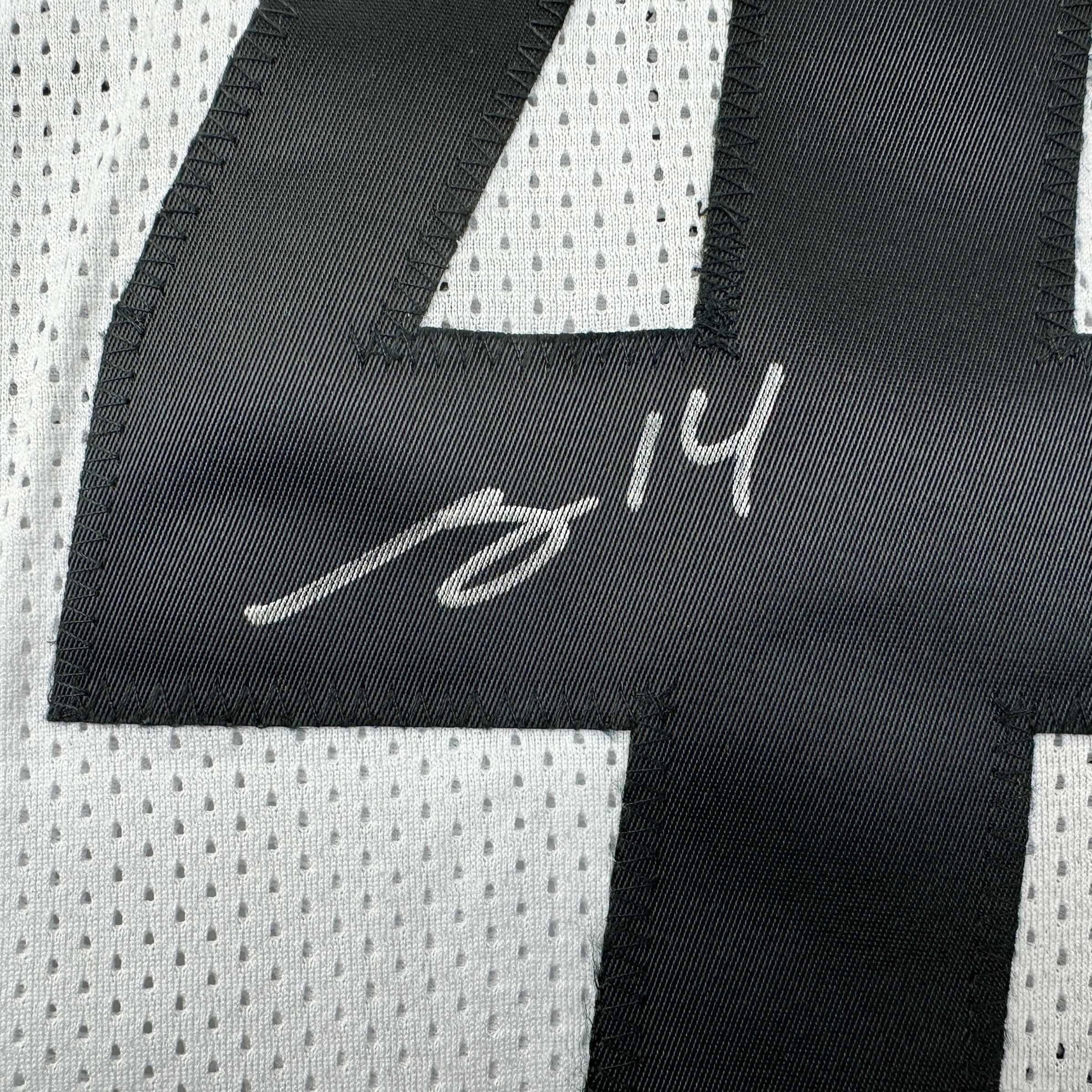 Autographed/Signed George Pickens Pittsburgh White Football Jersey JSA COA