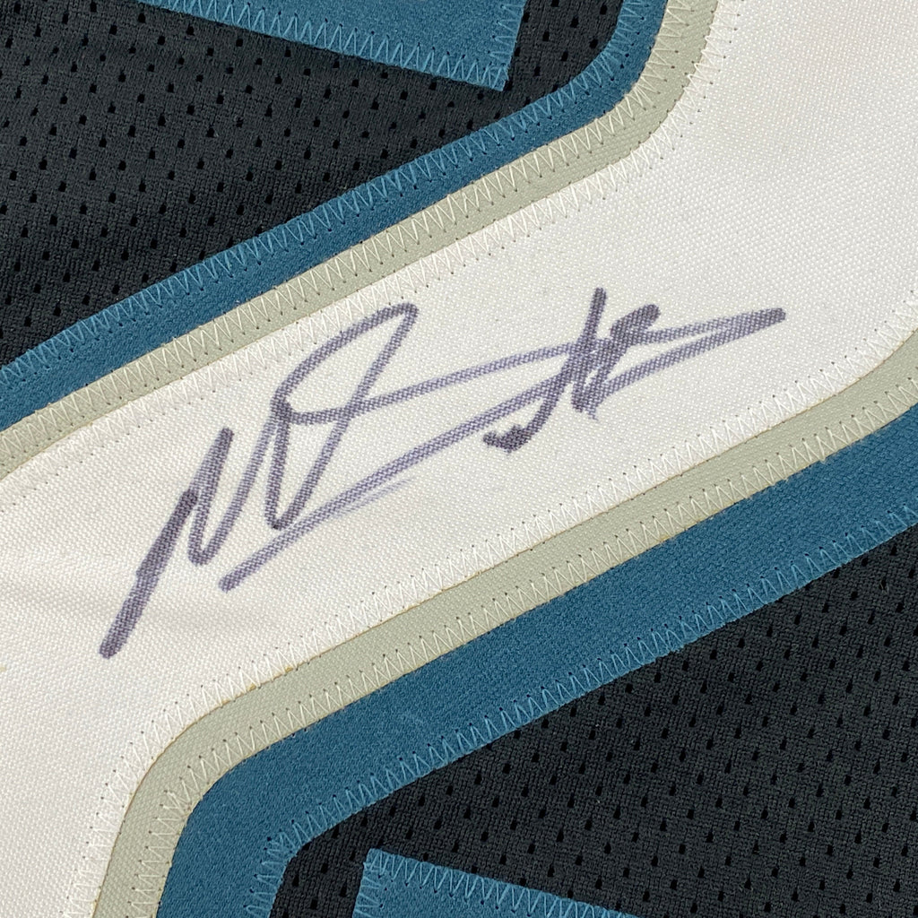 Autographed/Signed Miles Sanders Philadelphia Black Football Jersey JSA COA