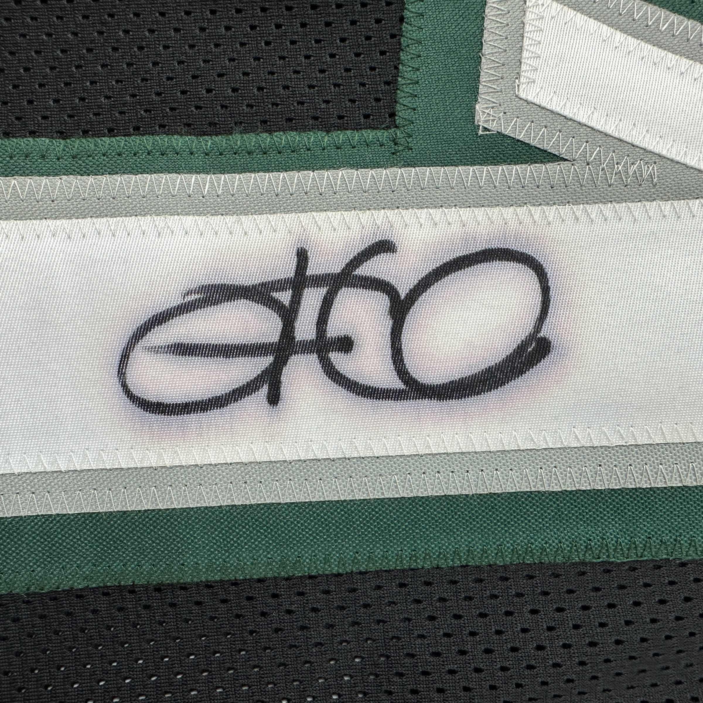 Autographed/Signed Jalen Hurts IMPERFECT #1 Philadelphia Black Football Jersey PSA/DNA COA