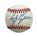 Autographed/Signed Early Wynn Rawlings Official American League Baseball OAL JSA COA