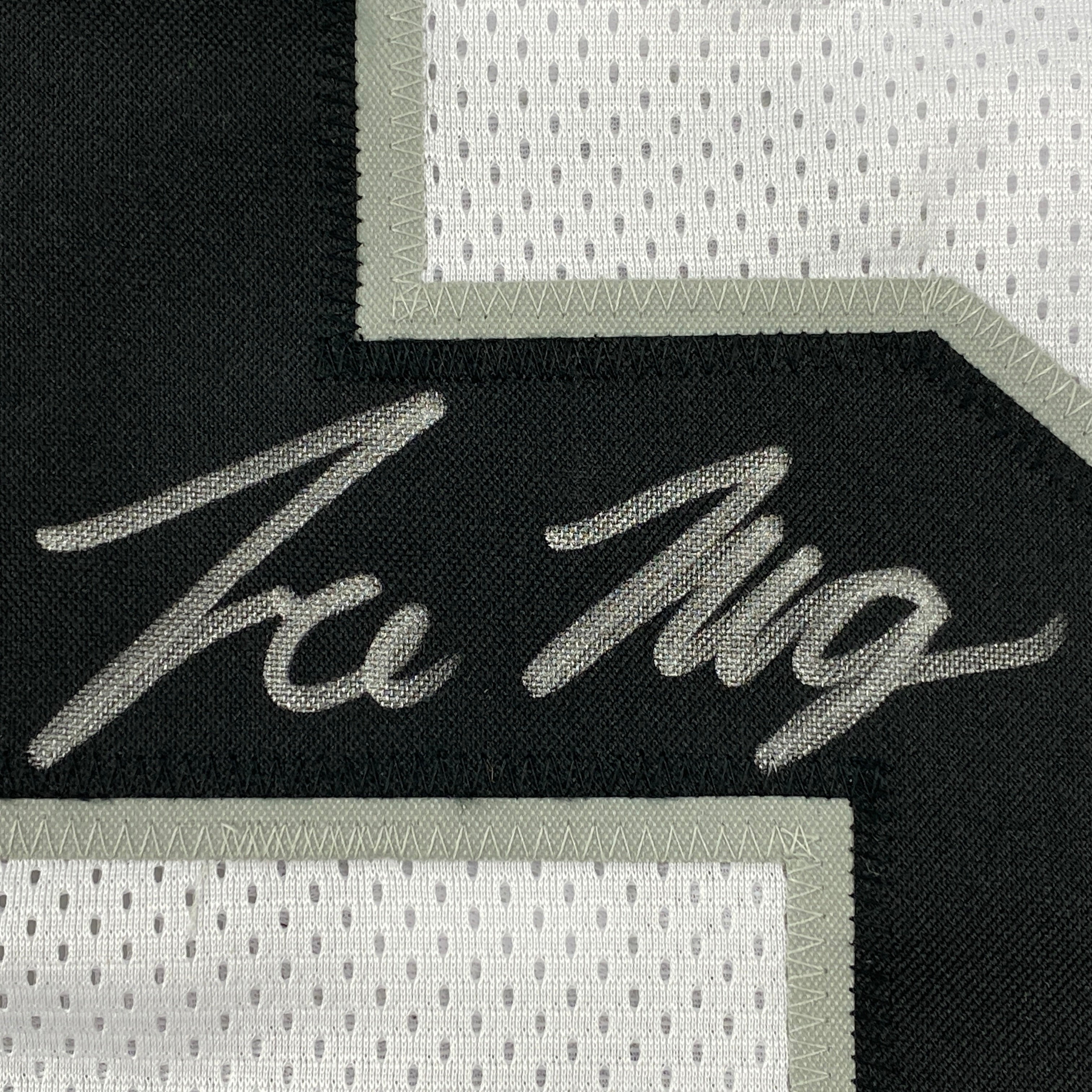 Autographed/Signed Trevon Moehrig Las Vegas Oakland White Football Jersey JSA COA