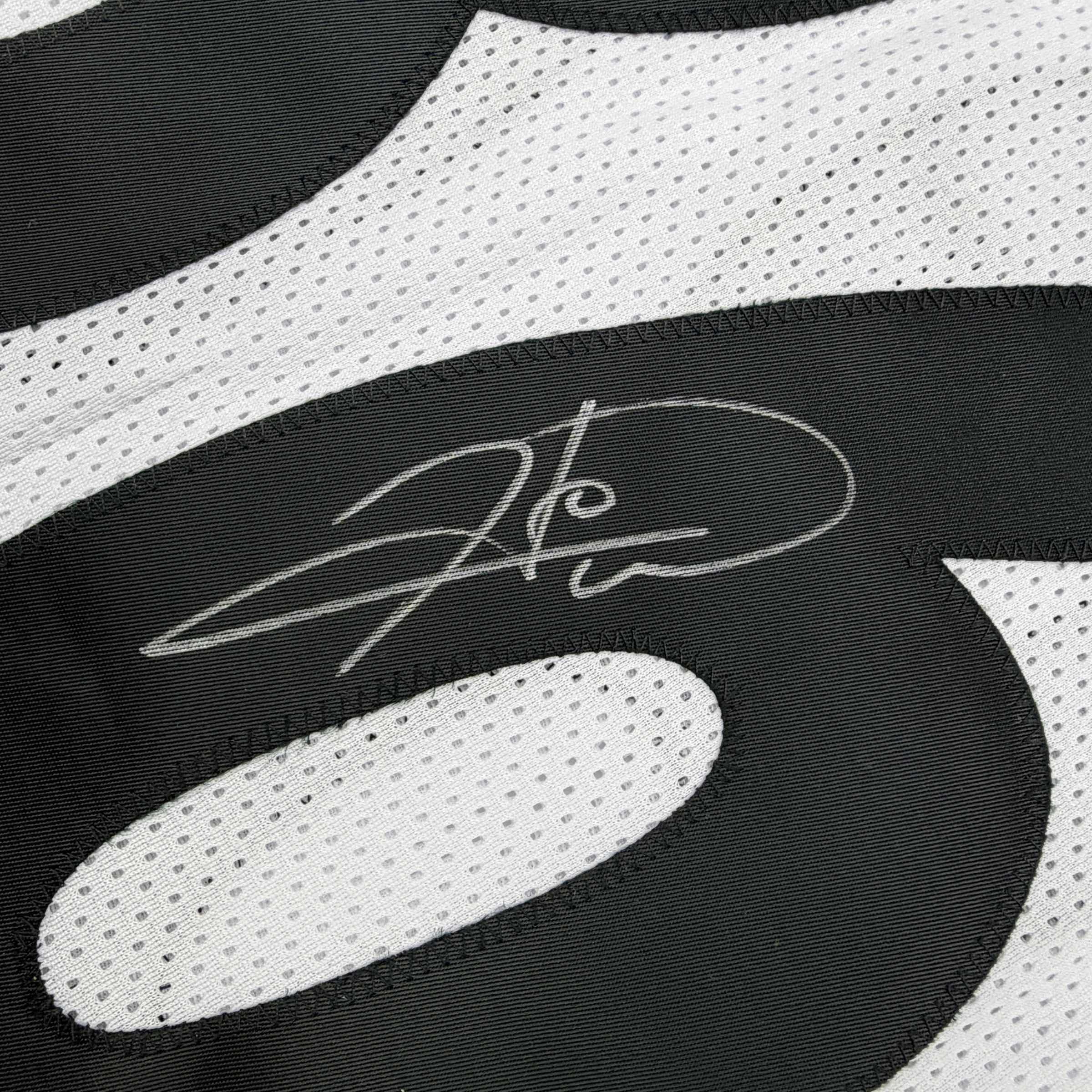 Autographed/Signed Hines Ward Pittsburgh White Football Jersey Beckett BAS COA