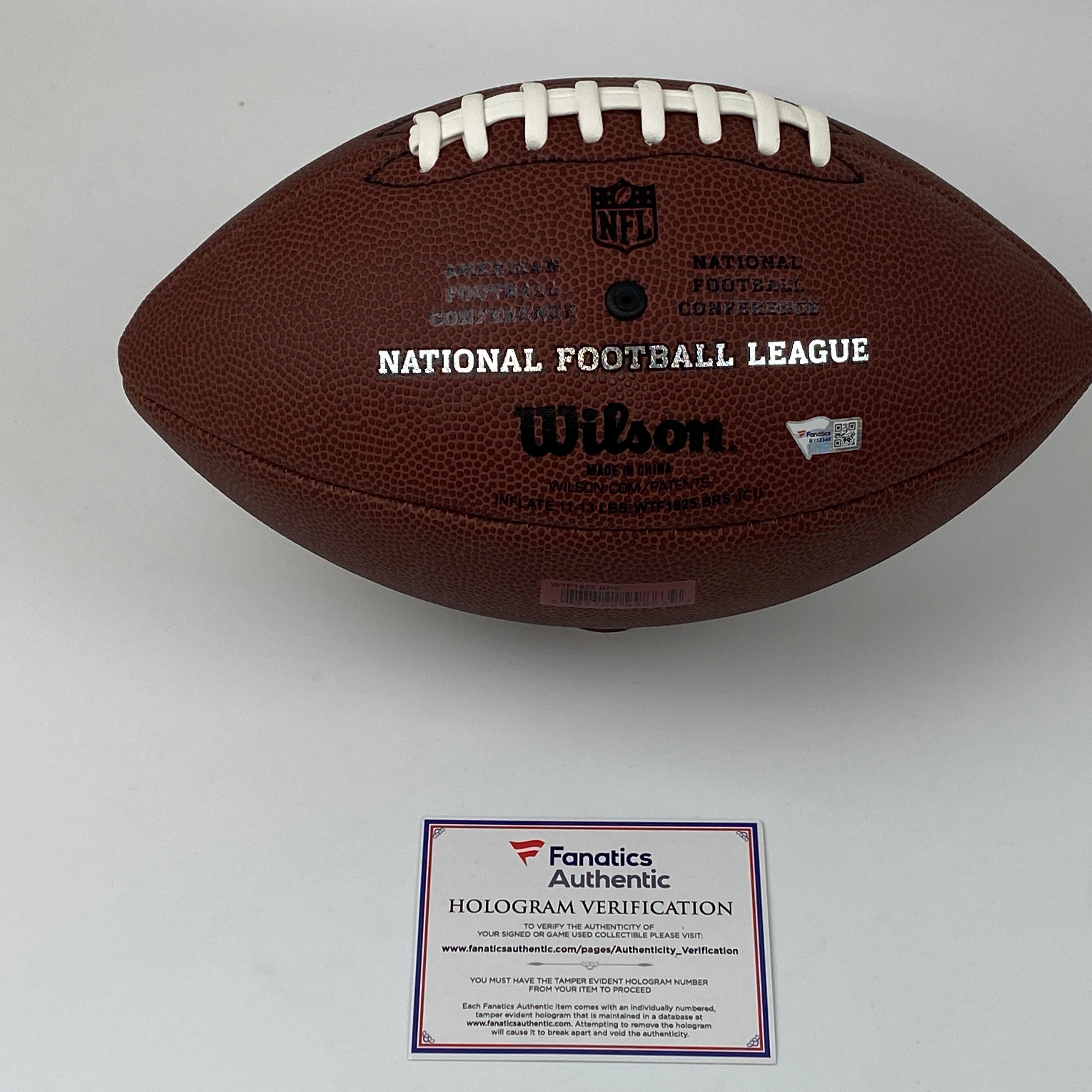 Autographed/Signed Najee Harris Pittsburgh Steelers Full Size F/S Brown Wilson Football Fanatics COA