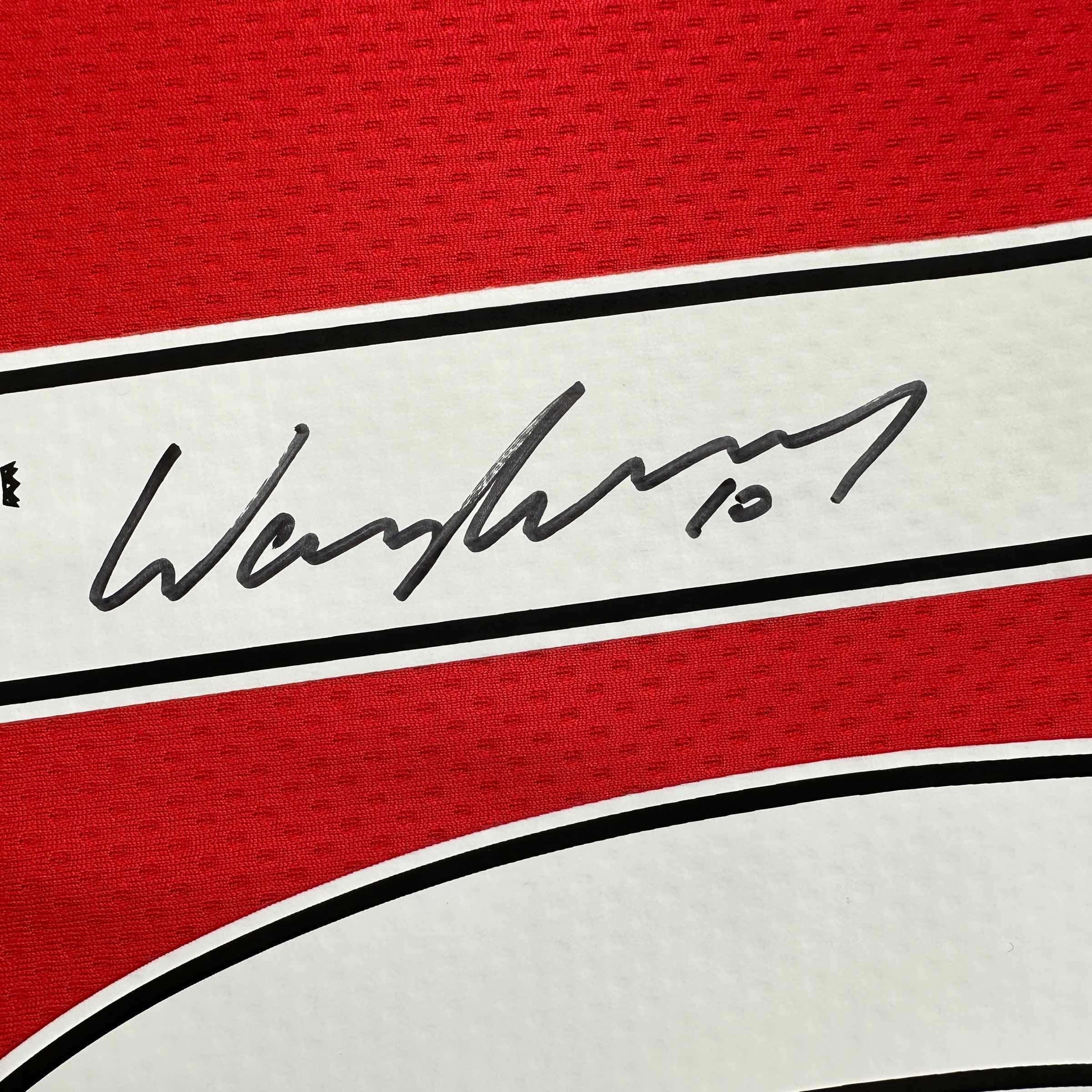Autographed/Signed Wayne Rooney Manchester United Red 2008 Soccer Jersey Beckett BAS COA