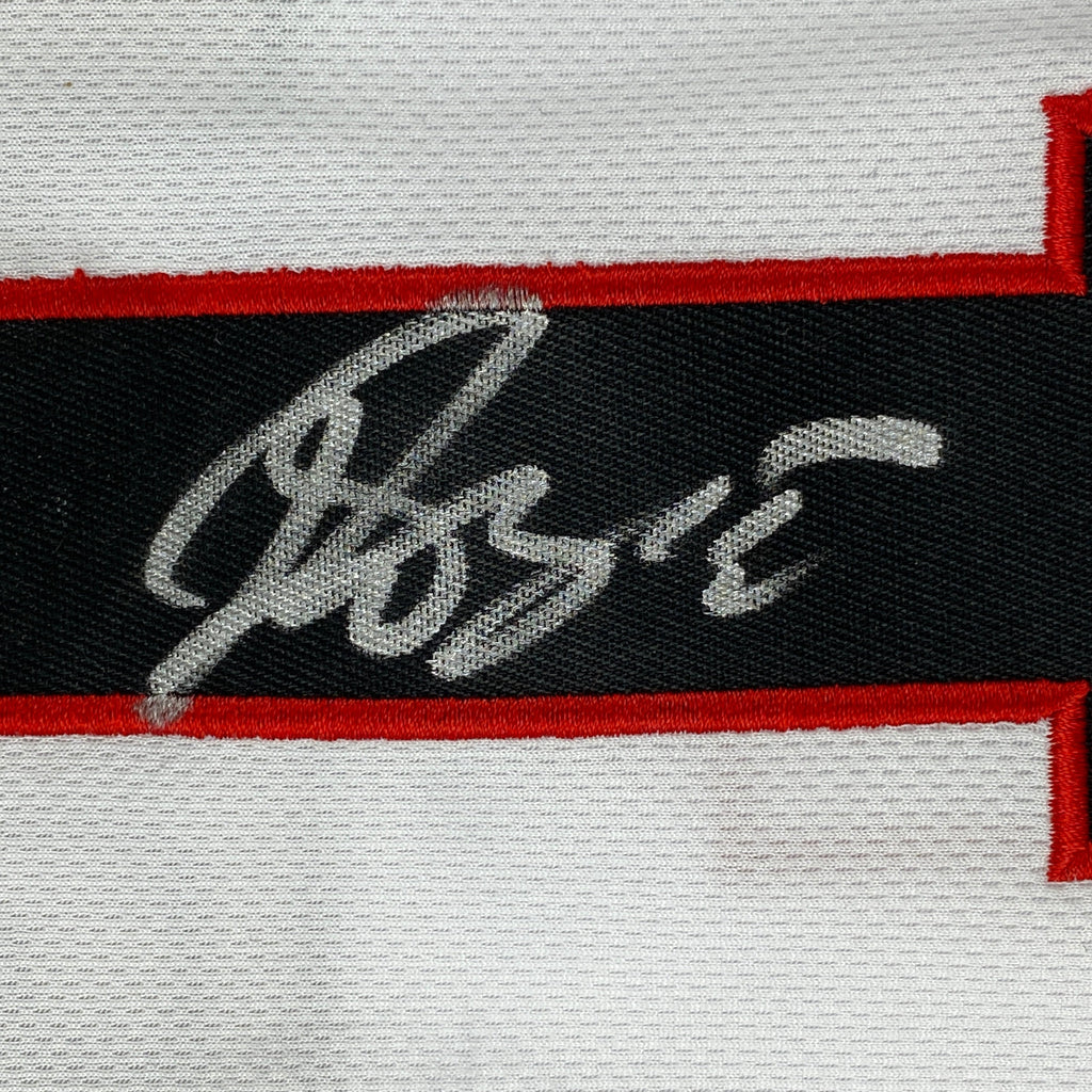 Autographed/Signed Jalen Suggs Gonzaga White College Basketball Jersey JSA COA