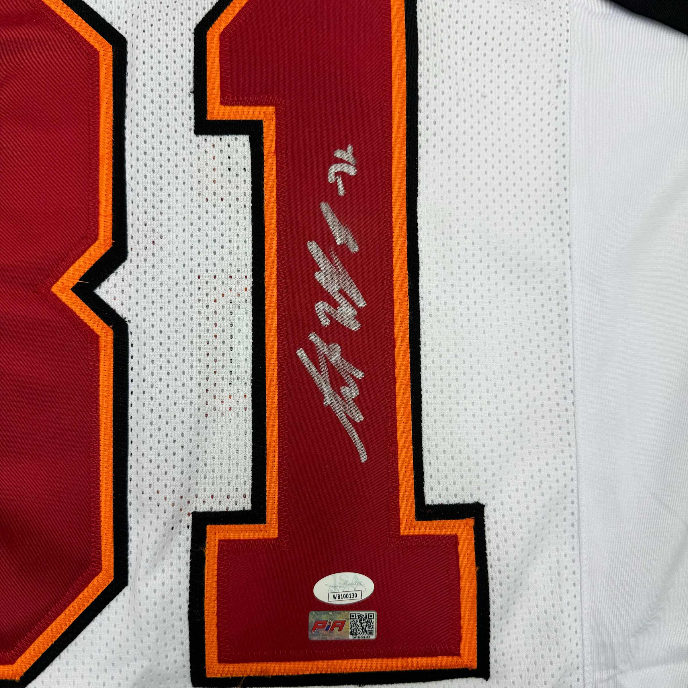 Autographed/Signed Antoine Winfield Jr Tampa Bay White Football Jersey JSA COA