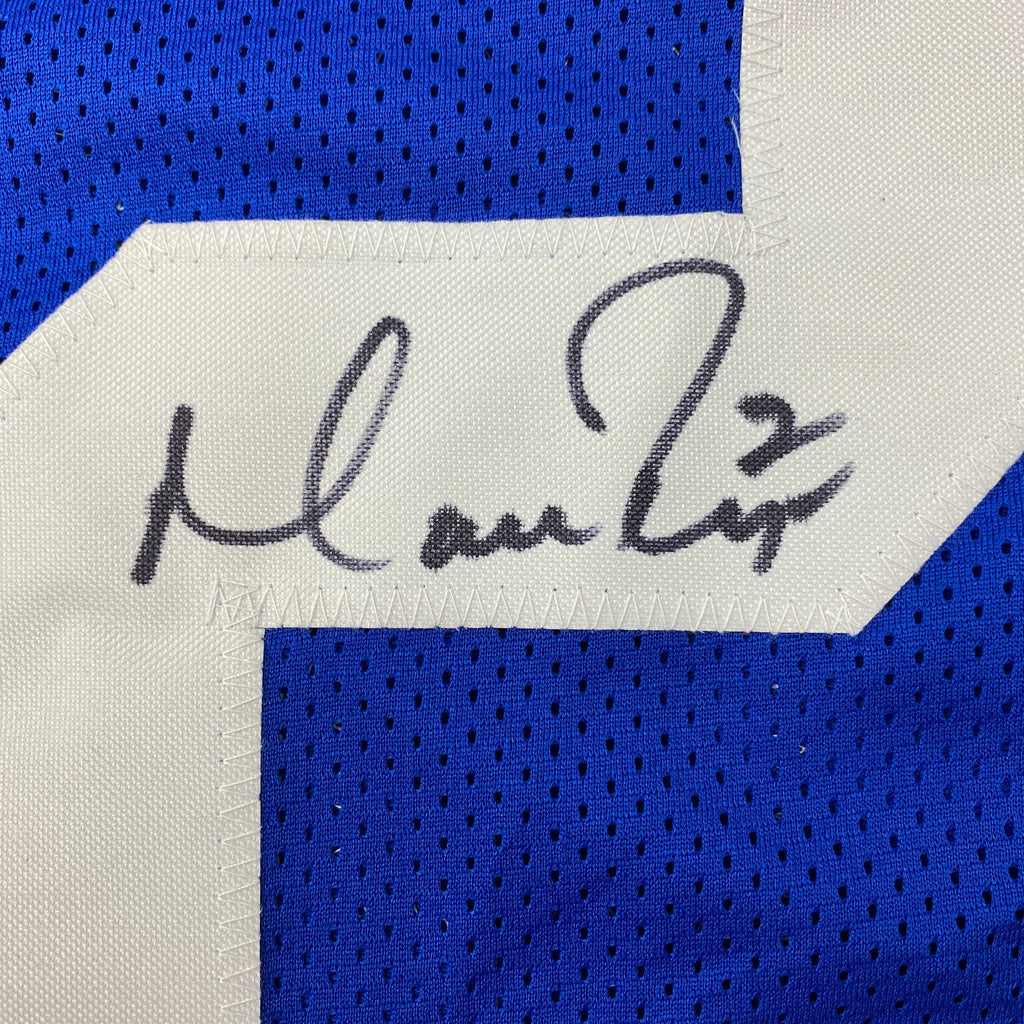 Autographed/Signed Matt Ryan Indianapolis Blue Football Jersey Beckett BAS COA