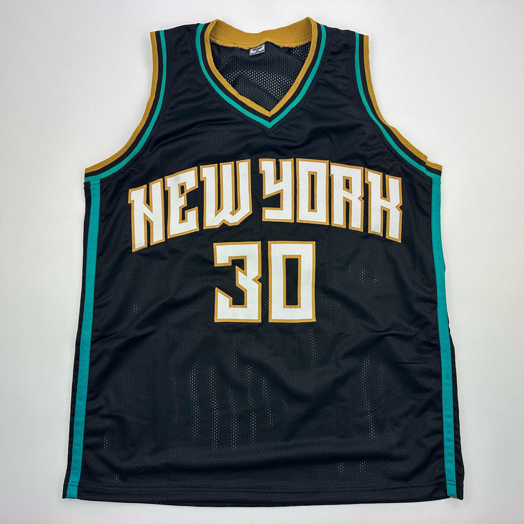 Autographed/Signed Breanna Stewart New York Black Basketball Jersey JSA COA