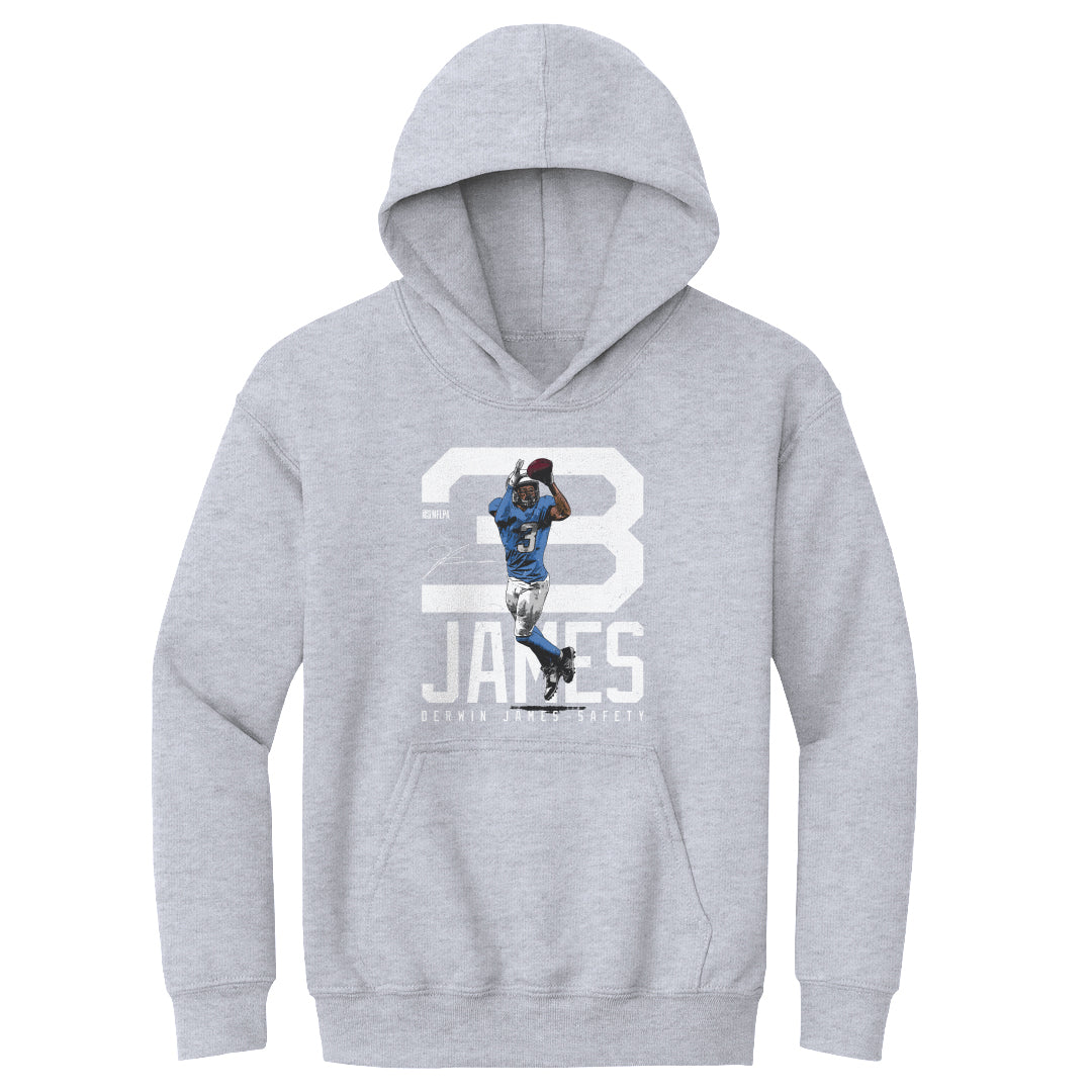 Derwin James Los Angeles C Bold Number WHT