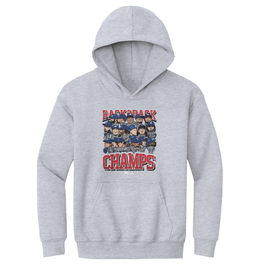 Los Angeles D Baseball Back 2 Back Champs 2025 WHT