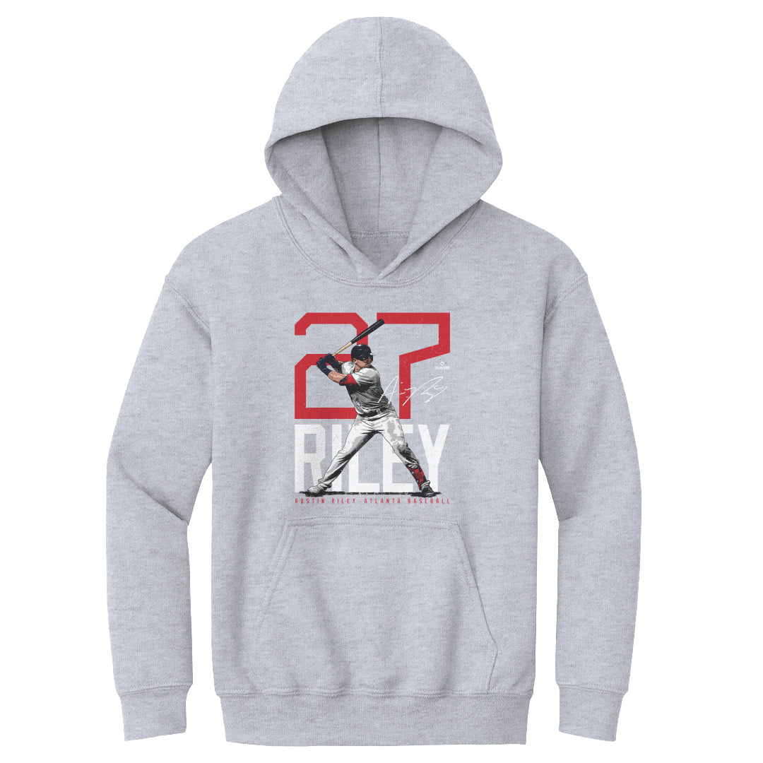 Austin Riley Atlanta Bold Number WHT