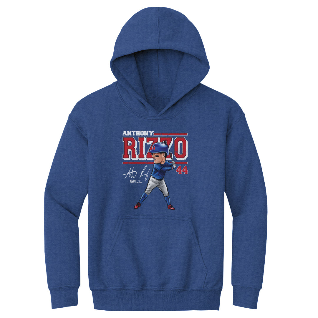 Anthony Rizzo Chicago C Cartoon WHT