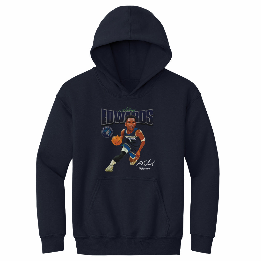 Anthony Edwards Minnesota Timberwolves Caricature WHT