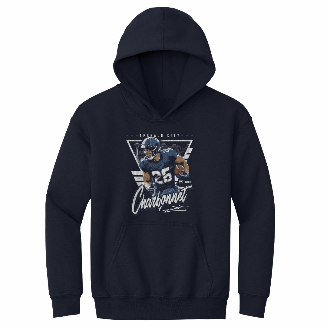 Zach Charbonnet Seattle Triangle Retro WHT
