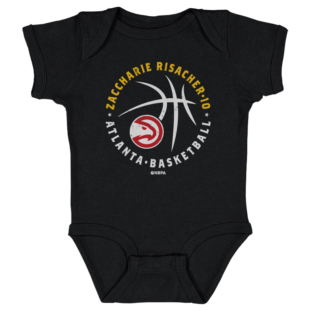 Zaccharie Risacher Atlanta Hawks Player Ball WHT