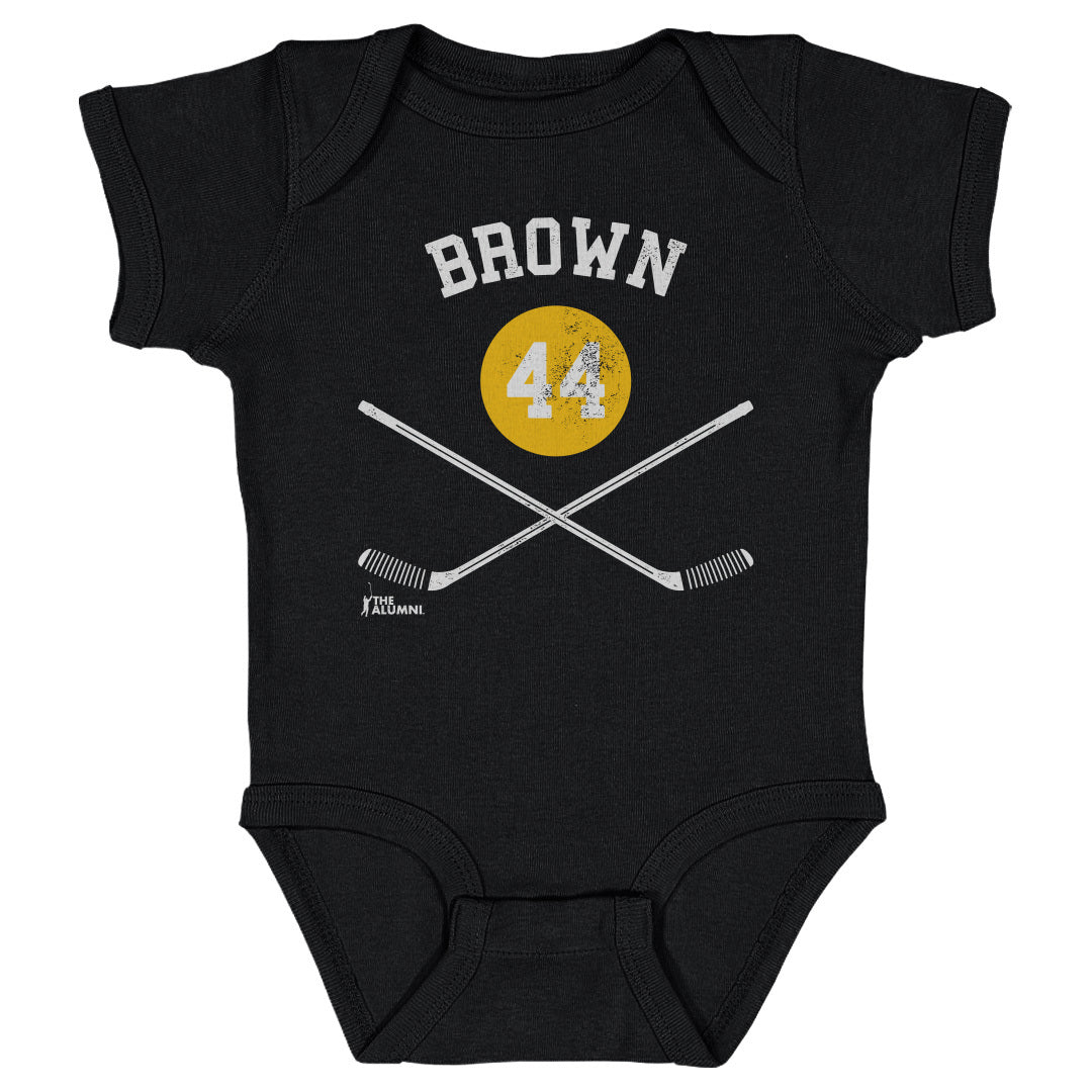 Rob Brown Pittsburgh 44 Sticks WHT