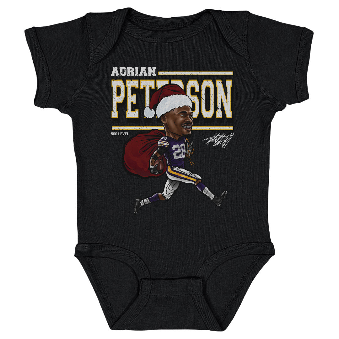 Adrian Peterson Minnesota Cartoon Santa Hat WHT