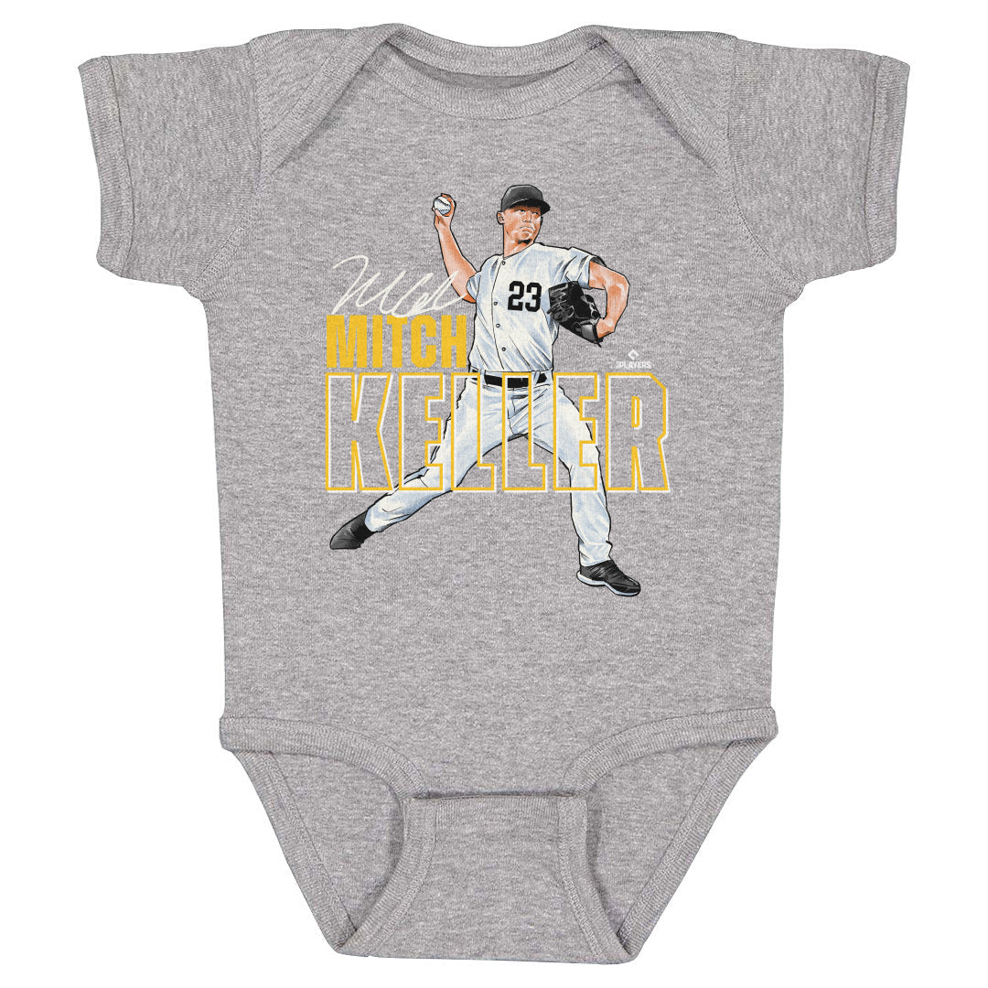 Mitch Keller Pittsburgh Stance WHT