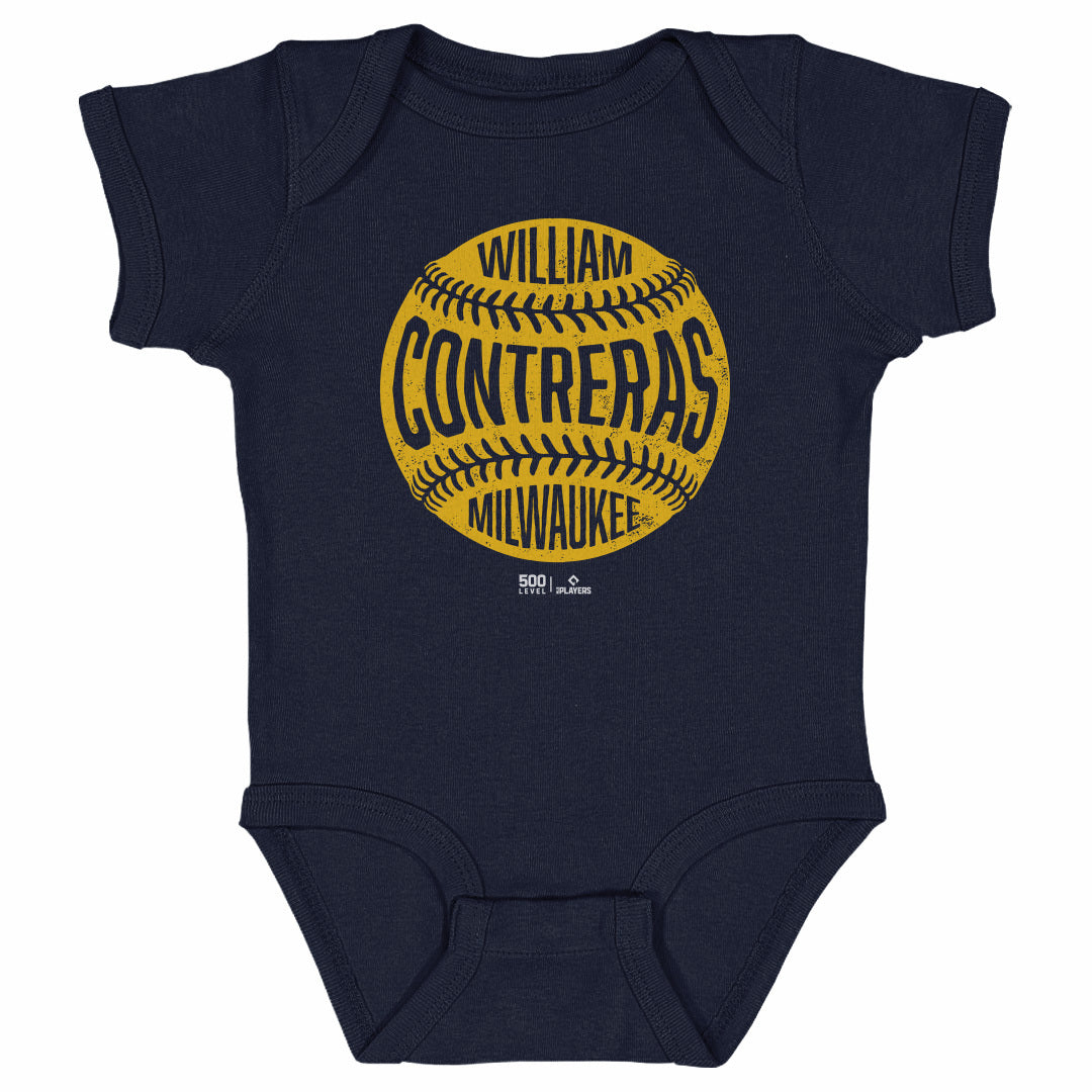 William Contreras Milwaukee Vintage Baseball WHT